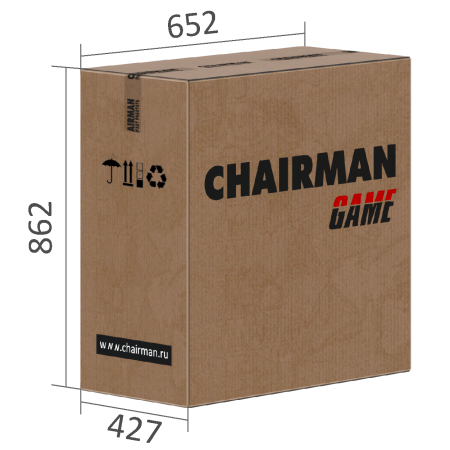 Кресло CHAIRMAN Драйв 22 Экокожа
