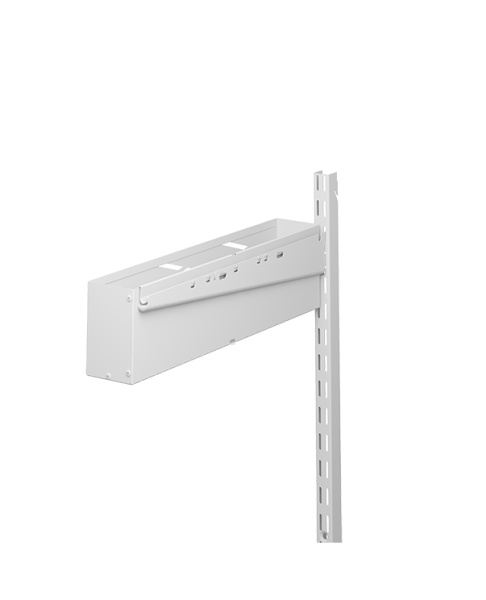 Корзина навесная ПРАКТИК Home GBC белая 104x424x71 мм