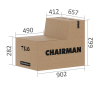 Кресло руководителя Chairman 480 WD Экокожа