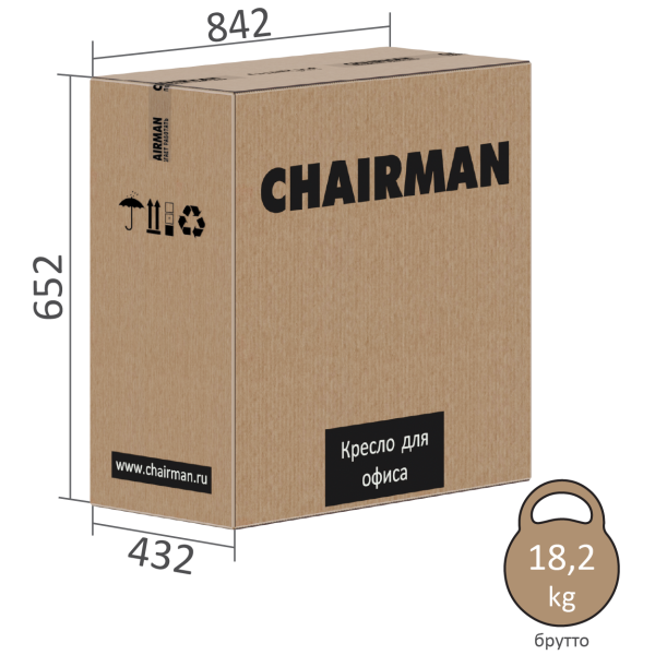 Кресло CHAIRMAN ДОМ 401 Велюр