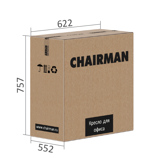 Стул CHAIRMAN 658 дерево, кожа