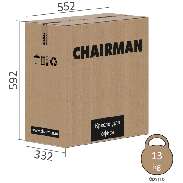 Кресло CHAIRMAN ДОМ 130 Велюр