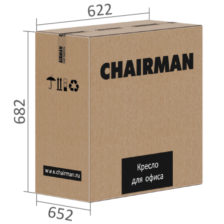Кресло Chairman 919V на полозьях экопремиум